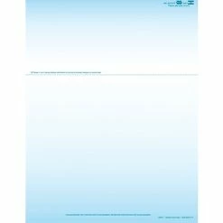 Brand new 🎁 Medical Arts Press Solid Color Laser Statements; Style A, With Credit Card Information, Blue 👍