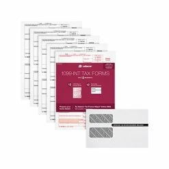 Coupon 😉 W-2 Individual Forms Adams 2022 1099-INT Tax Form, White, Dozen (STAX5INT-22) 🔥