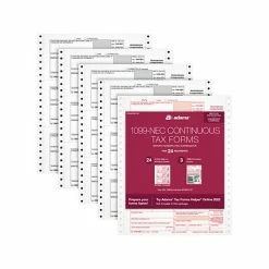 Discount 🧨 W-2 Individual Forms Adams 2022 1099-NEC Tax Form, White, 24/Pack (STAX524NEC-22) 🌟
