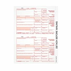 Best Pirce 🔥 TOPS 2022 1099-MISC Laser Tax Forms, 50 Forms/Pack (LMISCFED-S) 🔥