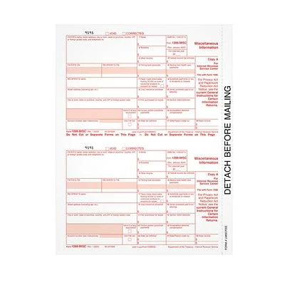 Best Pirce 🔥 TOPS 2022 1099-MISC Laser Tax Forms, 50 Forms/Pack (LMISCFED-S) 🔥