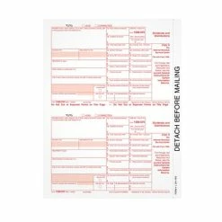 Cheapest ✔️ Tax Forms TOPS 1099DIV Tax Form, 1 Part, Federal - Copy A, White, 8 1/2" X 11", 100 Forms/Pack 🌟