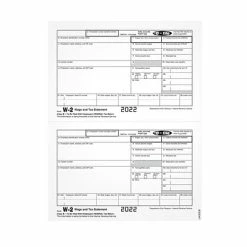 Buy 🛒 W-2 Individual Forms TOPS 2022 W-2 Tax Form, 1-Part Copy B, White, 100 Forms/Pack (LW2EEBQ) 🧨