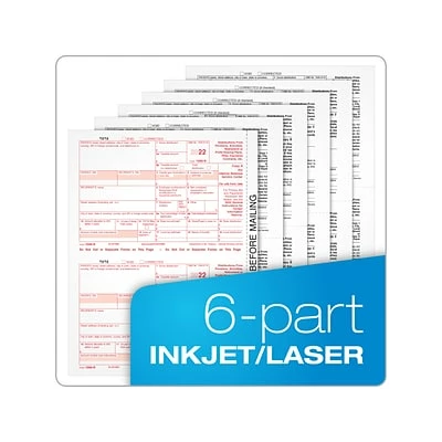 Flash Sale ⭐ W-2 Individual Forms Adams 2022 1099-R Tax Form, White, 10/Pack (STAX5R-22) ⌛ - Image 3