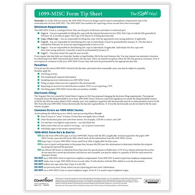 Brand new 🔥 ComplyRight 1099 Miscellaneous Pre-Packaged Laser Sets TaxRight 1099-MISC 4-Part Laser Tax Form Kit With Software And Envelopes, 10/Pack (SC6103ES10) 🤩 - Image 4