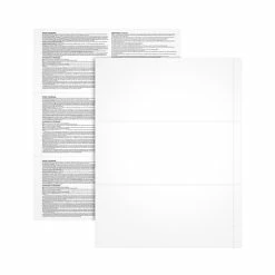 Buy 👍 TFP Perforated Blank Forms TOPS W-2 Tax Form, 1 Part, 3 Up, Employee's Copies Cut Sheet, White, 8 1/2" X 11", 100 Sheets/Pack 🤩