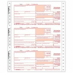 New 🔔 Tax Forms ComplyRight 2022 1099-NEC Copies A/State/B/C/2 Tax Form Set, 25/Pack (NEC7154525) ⭐
