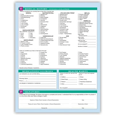 Brand new 🔥 Medical Health History & Registration Forms Medical Arts Press® Welcome Registration And History Form 💯 - Image 3
