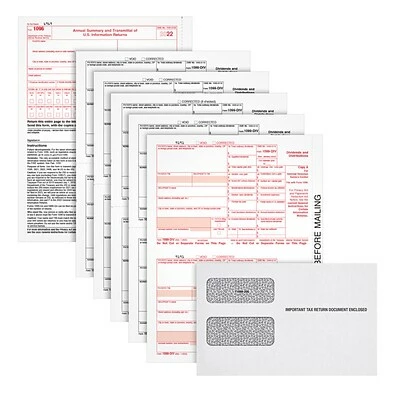 Best deal 🎉 Tax Forms TOPS 2022 1099-DIV Laser Forms, 100 Sets Per Kit (LDIV4KIT-S) 🔔