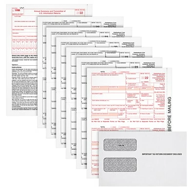 Cheapest 🎉 Tax Forms TOPS 2022 1099-R Laser Forms Kit, 100 Sets Per Kit (LR6KIT-S) 😉
