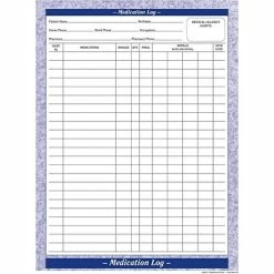 Outlet ⌛ Medical Forms Medical Arts Press® Medications Form, Purple FormFamily™ 👏