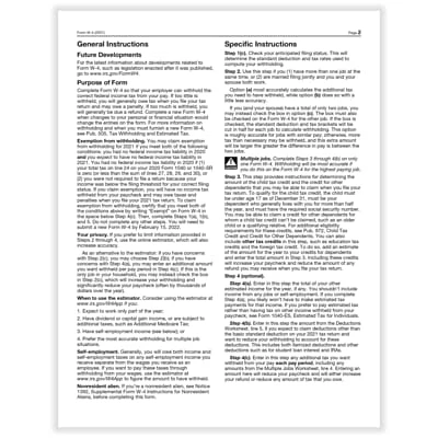 Buy 🔥 ComplyRight W-4 Tax Forms, Laser, Pack Of 50 (A1393) 🤩 - Image 2