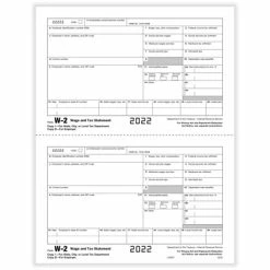 Buy ⌛ Tax Forms ComplyRight W-2 2-Up Employer Copy D Tax Form, 50/Pack (520450) 🥰