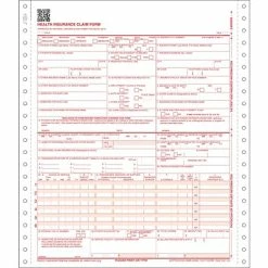 Deals 🎁 Dot-Matrix Health Insurance Forms ComplyRight™ CMS-1500 Health Insurance Claim Form (02/12); 1-Part Continuous, 1,000/Carton 💯