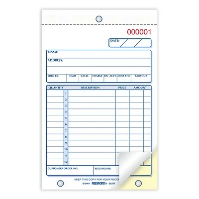 Best reviews of 💯 Business Forms Rediform Sales Book Selling Form, Carbonless, 3 Part, 4-1/4"x6-3/8" (RED5L528) 🤩