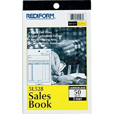 Best reviews of 💯 Business Forms Rediform Sales Book Selling Form, Carbonless, 3 Part, 4-1/4"x6-3/8" (RED5L528) 🤩 - Image 2