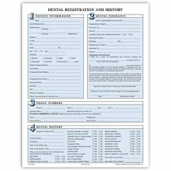 Best reviews of ⭐ Dental Health History & Registration Forms Medical Arts Press® Dental Registration Forms Featuring Updates Section, Unpunched, Sky Blue 👍