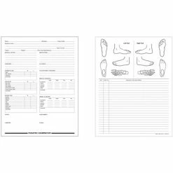 Outlet 🔥 Medical Forms Medical Arts Press® Exam Form, Podiatric Health History 😍