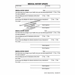 Promo 🤩 Dental Forms Medical Arts Press® History Update Form, Dental 🔔