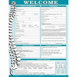 Hot Sale 😍 Medical Arts Press Medical Forms MAP® Spine Chiropractic Registration And History Form, 1-Part, White, 8 1/2" X 11", 250/Pack 👏