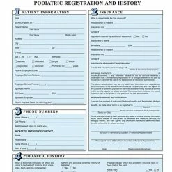 Best Pirce 🌟 Podiatry Health History & Registration Forms Medical Arts Press® Podiatry Registration And History Form, Numbered, No Punch ⭐