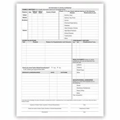Deals 🔔 Medical Health History & Registration Forms Medical Arts Press® Health History Form, English ✨