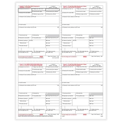 Best Pirce 🔔 ComplyRight W-2 Tax Forms, Laser, Pack Of 500 (5205B) ✔️