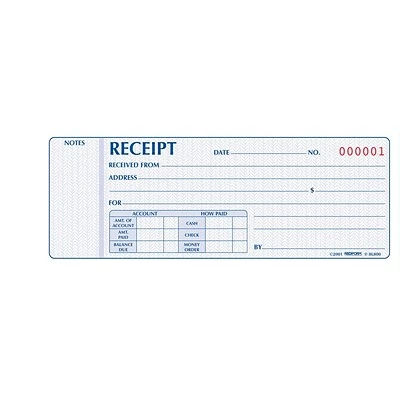 Cheapest 💯 Rediform® Gold Standard Receipt Book Rediform Money Receipts Collection Forms, Carbonless, 3 Parts, 2 3/4" X 7" (8L802) 💯 - Image 3