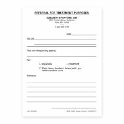 Promo 🛒 Quill Brand Custom General Medical Custom Carbonless 2-Part Referral Forms, 4" X 5-1/2", 50 Sets Per Pad 👏