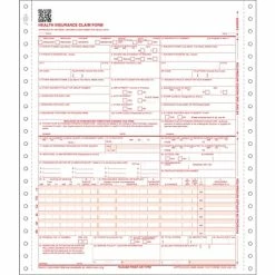 Cheapest 🥰 Dot-Matrix Health Insurance Forms ComplyRight™ CMS-1500 Health Insurance Claim Form (02/12); 1-Part Continuous With Label, 1,000/Carton 🌟
