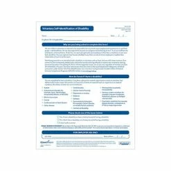Discount 🎁 HR & Medical Forms ComplyRight Voluntary Self-Identification Of Disability Form, 25/Pack (A0109PK25) 🎁