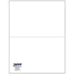 Best Pirce 😉 Business Forms Zapco® 8 1/2" X 11" 60 Lbs. Perforated 5 1/2" Business Form, White, 500/Pack (MBF-1-500BWH51F) 😀