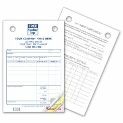 Brand new 🔔 Deluxe Custom Service And Appointment Forms Custom Jewelry Register Form, Classic Design, Small Format, 3 Parts, 1 Color Printing, 4" X 6", 500/Pack 🧨