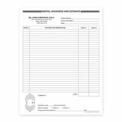 Coupon 😉 Quill Brand Custom Dentistry Custom Carbonless 2-Part Dental Diagnosis And Estimate Forms, 8-1/2" X 11", 250 Sheets Per Pack ✨