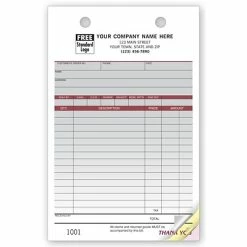 Coupon ❤️ Deluxe Custom Charge Slips Custom Multi-Purpose Register Form, Spectra Design, Large Format, 3 Parts, 1 Color Printing, 5 1/2" X 8 1/2", 500/Pack 😀