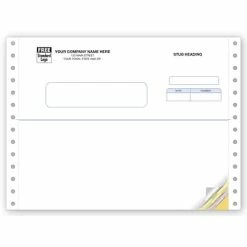 Cheap 💯 Deluxe Custom Invoice Custom Multi Purpose Forms, Continuous, 3 Parts, 1 Color Printing, 8 1/2" X 7", 500/Pack 🌟