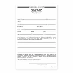 Top 10 👍 Quill Brand Custom General Medical Custom Carbonless Anesthesia Consent Form, 3-1/4" X 5", 100 Sheets Per Pad 😍