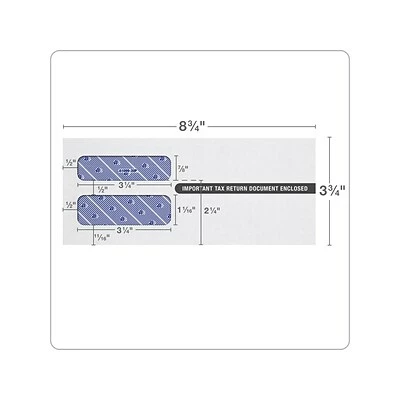 Coupon 🎉 W-2 Individual Forms Adams 2022 Envelope Peel & Seal Tax Form Envelopes, White, 25/Pack (STAX3-22) 😍 - Image 4
