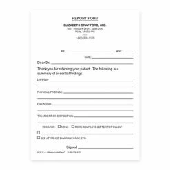 Discount 🎉 Quill Brand Custom General Medical Custom Carbonless 2-Part Examination Report Forms, 4" X 5-1/2", 50 Sets Per Pad 🎁