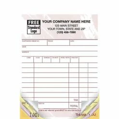Best Pirce 👏 Deluxe Custom Charge Slips Custom Multi-Purpose Register Form, Colors Design, Small Format, 4 Parts, 1 Color Printing, 4" X 6", 500/Pack 🔔