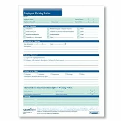 New ✔️ State/Federal Labor Law Supplies ComplyRight Employee Warning Notice, Pack Of 50 (A2311) 🧨