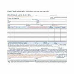 Brand new 😀 Bill Of Lading Forms Adams 3-Part Carbonless Bill Of Lading Pack, 8.5"L X 7.44"W, 250 Forms/Pack, Each (ABF B3876) ✔️