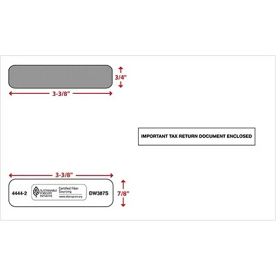 Wholesale ⌛ Tax Forms ComplyRight Self-Seal W-2 Tax Form Envelope, White, 50/Pack (4444250) 🥰 - Image 3