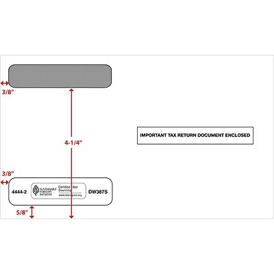 Wholesale ⌛ Tax Forms ComplyRight Self-Seal W-2 Tax Form Envelope, White, 50/Pack (4444250) 🥰 - Image 4