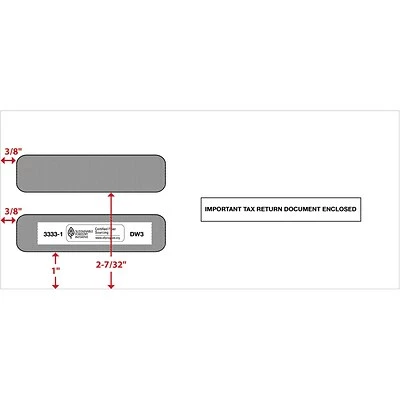 Coupon 👏 Tax Forms ComplyRight Moisture Seal W-2 Tax Form Envelope, White, 50/Pack (3333150) 🔔 - Image 4