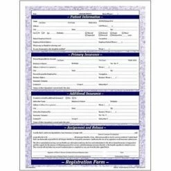 Best Sale ✔️ Medical Health History & Registration Forms Medical Arts Press® Patient Registration; Purple FormFamily™ 👏