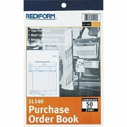 Deals 🌟 Rediform Rediform® Purchase Order Forms Purchase Order Book, 2 Parts, Carbonless, 5 1/2" X 7 7/8" 🧨