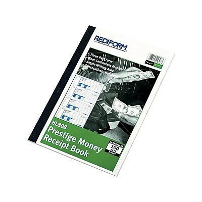 Cheapest 🥰 Business Forms Rediform 3-Part Carbonless Receipts Pad, 7"L X 2.7"W, 100 Forms/Pad (8L808) 😉 - Image 3