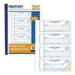 Buy 🎁 Rediform® Purchase Order Forms Rediform 2-Part Carbonless Purchase Requisitions Book, 7"L X 2.7"W, 400 Forms/Book (1L176) 🛒