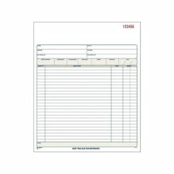Deals 👏 Adams Carbonless Sales Order Books Adams 3-Part Carbonless Sales Orders Book, 10.69"L X 8.38"W, 50 Forms/Book, Each (ABF TC8100) 🧨
